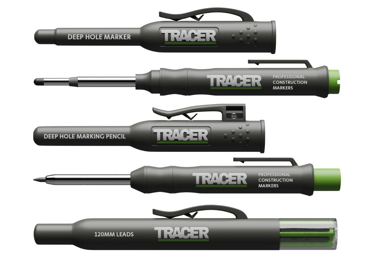 TRACER Komplett Set Bleistift, Ersatzmine & Marker TRACER Komplett Set Bleistift, Ersatzmine & Marker