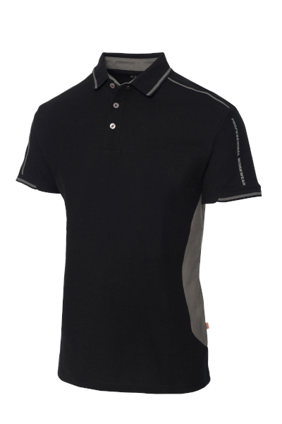 Polo Shirt Active Pro schwarz/grau