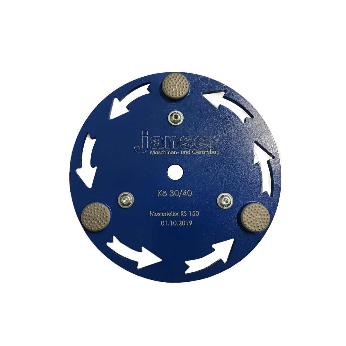 Parkettschleifscheibe kpl. blau K30/40_464600100_